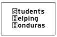 Students Helping Honduras