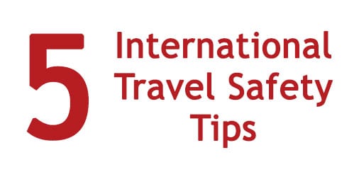 travel safety tips