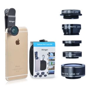 18 Gift Ideas: Men Who Travel Will Love These - Camera Lens Kit for Smartphones