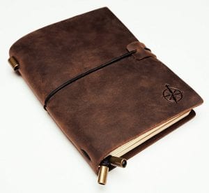 18 Gift Ideas: Men Who Travel Will Love These - Refillable Leather-bound Journal