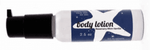 lotion in aluminium bottle - travel size