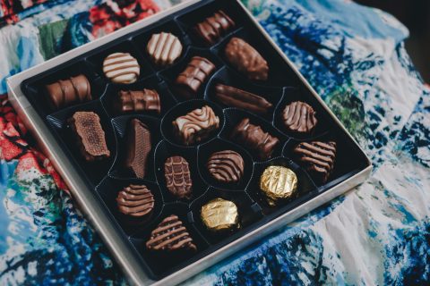box of fancy chocolates